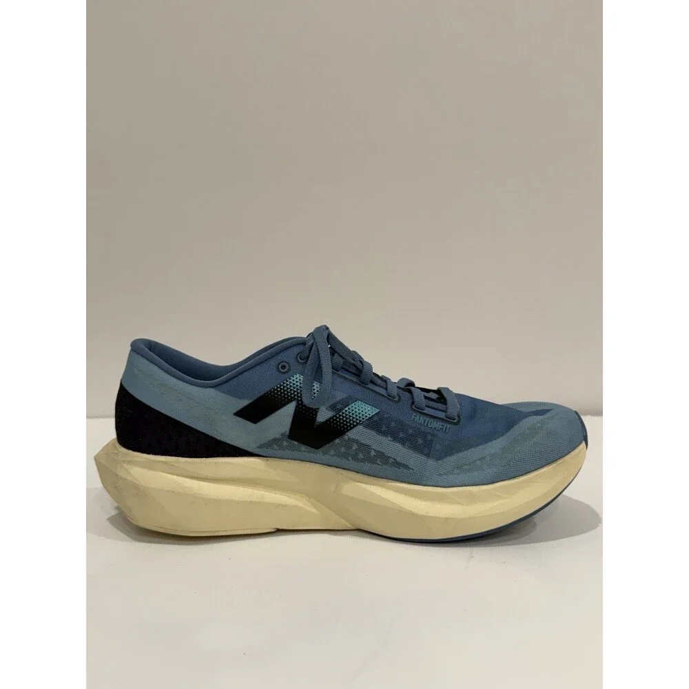 New Balance FuelCell Rebel V4 Mens Size 11.5 Blue Black Running Shoes Sneakers